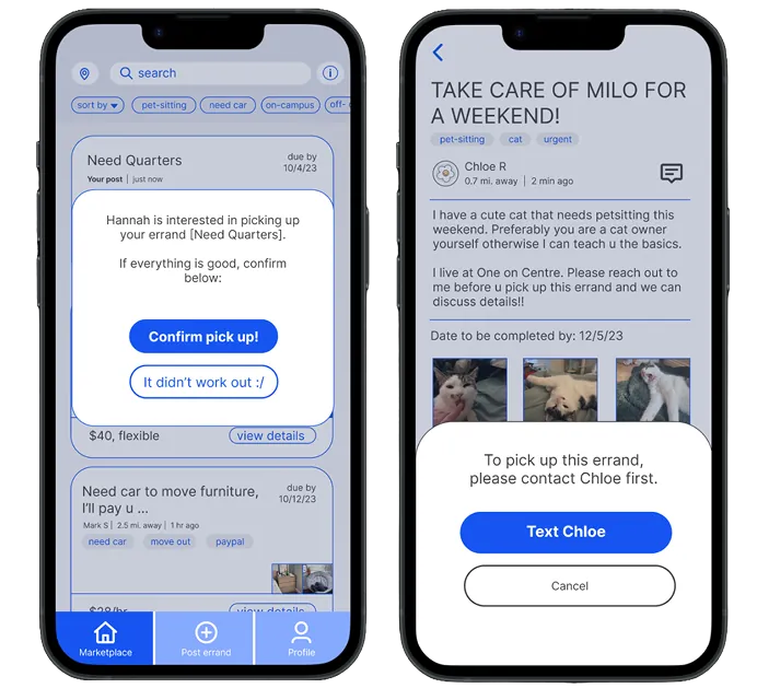 Wireframe update after user insight #2