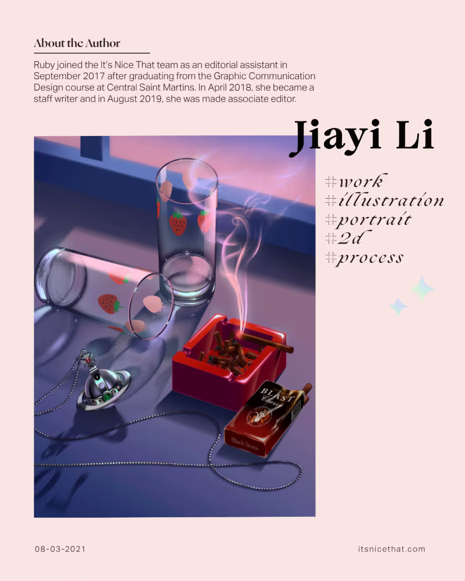 Jiayi Li magazine spread, page 8