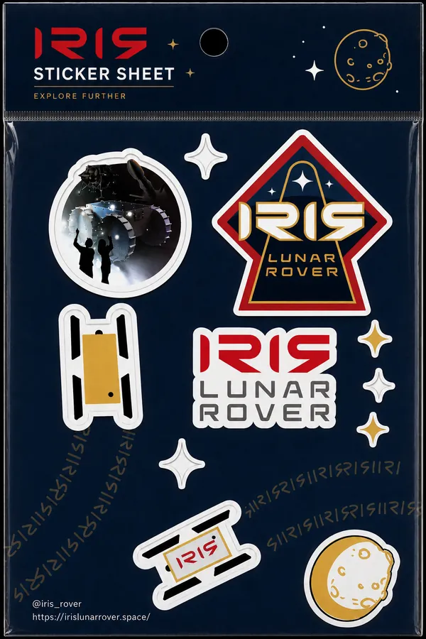 Iris Rover Sticker Sheet